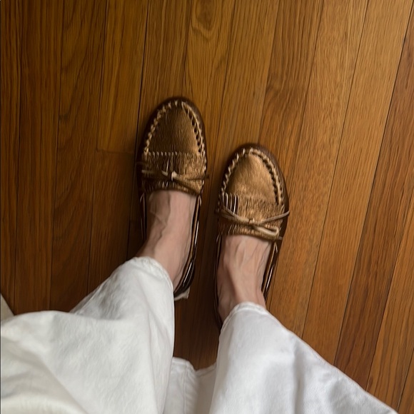 Jamie Haller Camp Loafer in Gold/Bronze - Picture 10 of 11